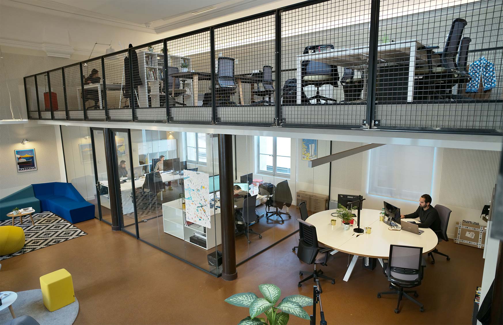 Coworking CitéFab Marseille- open space